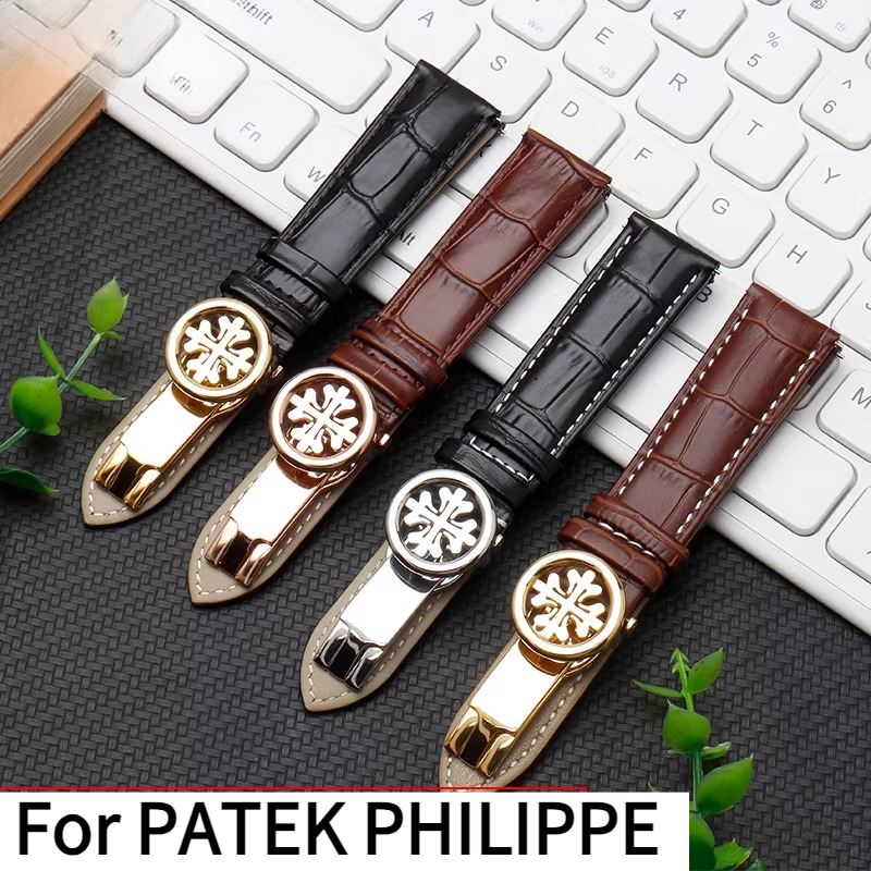 Patek Philippe Watch Calatrava - Correa de reloj de cuero genuino