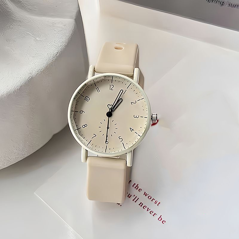 Reloj de cuarzo con esfera ára - Silicone Band Women reseña y precio