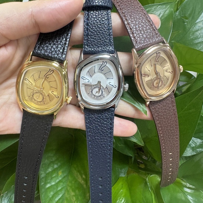 Reloj original único retorcido - Leather Watch Band Men reseña y precio