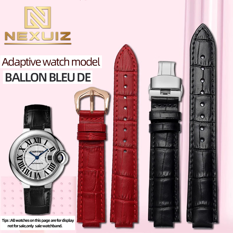 Correa de reloj de cuero para  - Cartier Watch Ballon Bleu reseña y precio