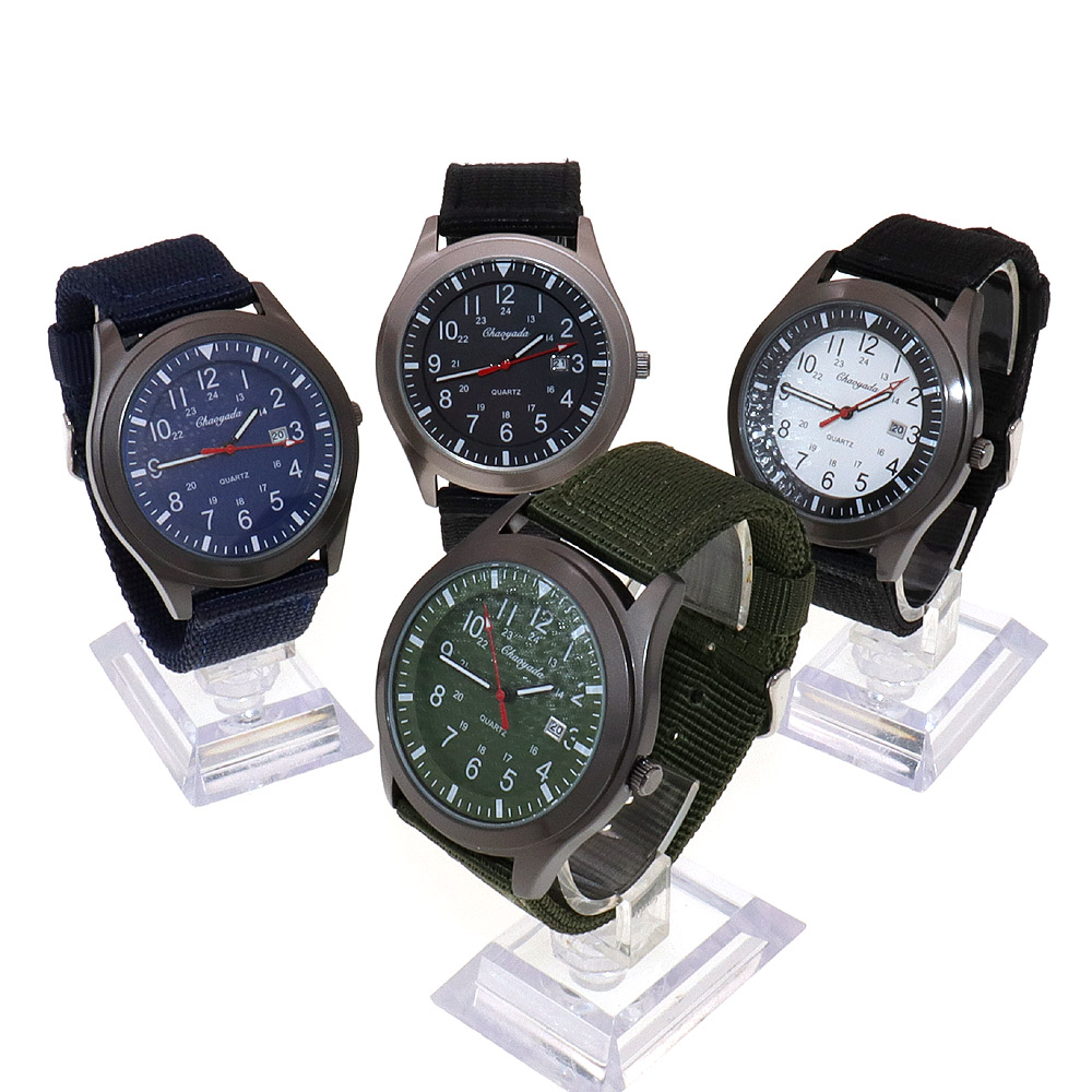 Reloj de Cuarzo de Lujo para H - Canvas Strap Watch reseña y precio