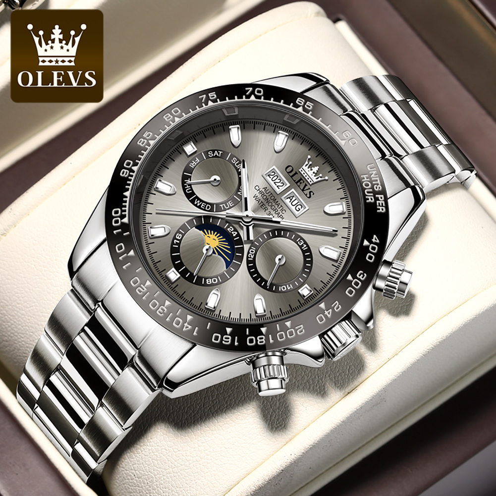OLEVS 6654 reloj de lujo para  - Omega Watch Seamaster reseña y precio