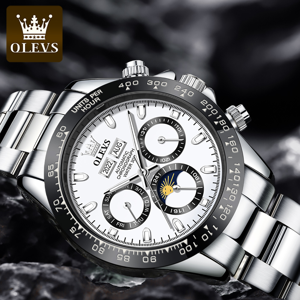 OLEVS 6654 reloj de lujo para  - Omega Watch Seamaster reseña y precio