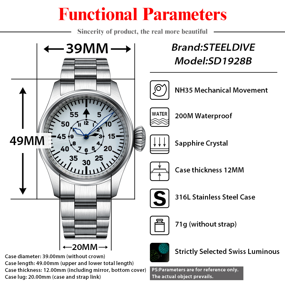 STEELDIVE-reloj mecánico de lu - Seiko Watch Prospex reseña y precio