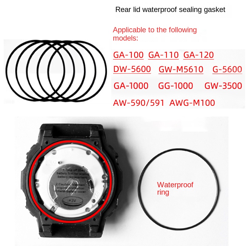 Anillo impermeable de cubierta - Casio Watch G-Shock Ga-2100 reseña y precio