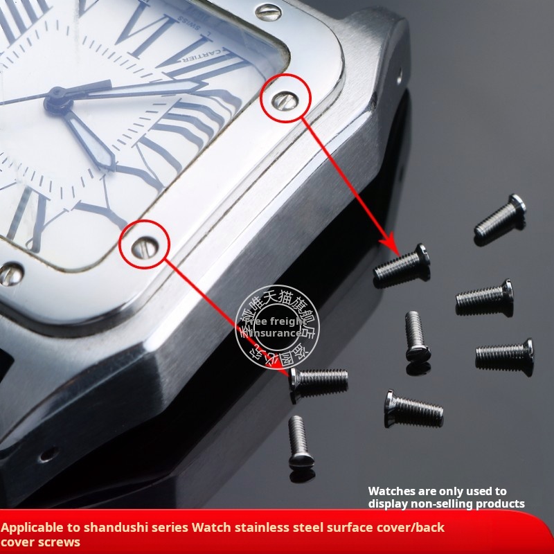 Tornillo de acero inoxidable s - Cartier Watch Santos reseña y precio
