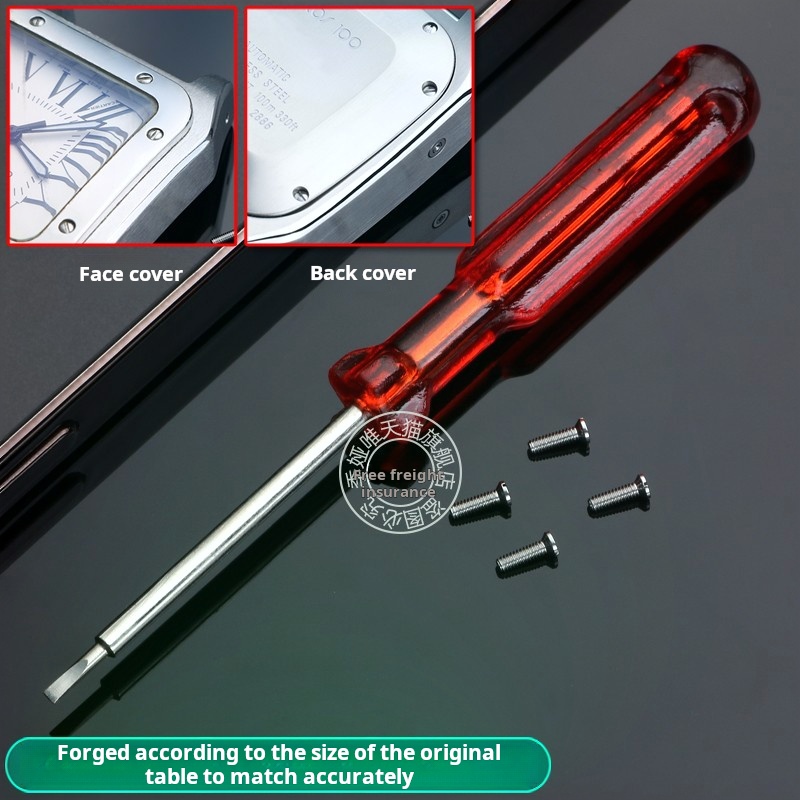 Tornillo de acero inoxidable s - Cartier Watch Santos reseña y precio
