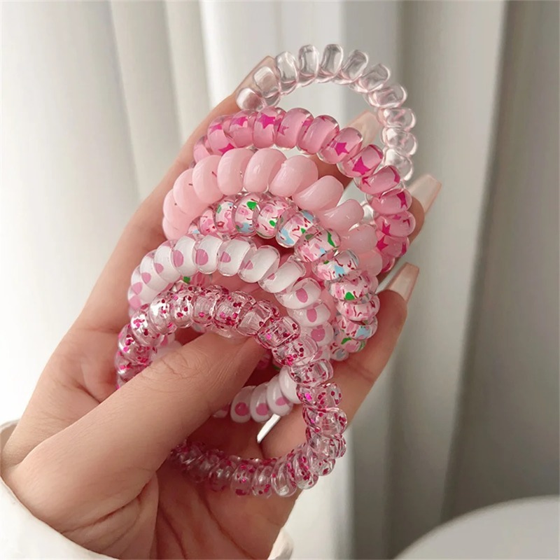 6 Piezas de Coleteros Elástico - Silicone Band Women reseña y precio